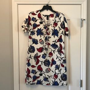 Floral shift dress
